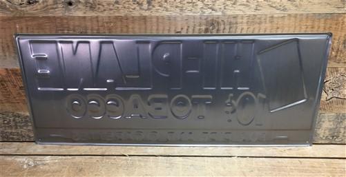 Hi Plane Tobacco Sign, Metal Advertising Sign, 10 Cent Pipe Cigarette Tobacco B,