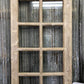 Antique French Single Door (29x85.5) 4 Pane Glass European Door H64