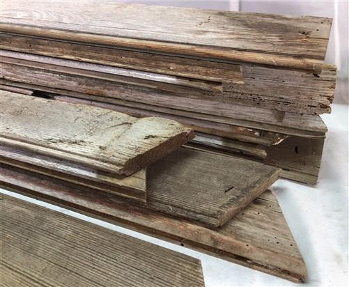Reclaimed Tongue & Groove Wood Pieces, Architectural Salvage, Art Crafts Wood,