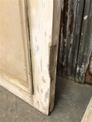 Antique French Single Door (37x87) 15 Glass Panes, European Design H91