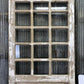 Antique French Single Door (37x87) 15 Glass Panes, European Design H91