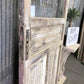 Antique French Single Door (32.5x89) 4 Glass Panes, European Design H119