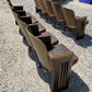 10 Padded Folding Theater Seats, Auditorium Theatre Seat, Entryway Bench E1