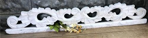 Wall Decor - White Wood Fretwork Decorative Panel, Architectural Decor, Rustic Farmhouse A, by The Old Grainery (acanthus,...