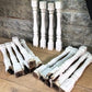 16 White Wood Balusters Reclaimed Spindles Porch Post House Trim C