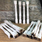 16 White Wood Balusters Reclaimed Spindles Porch Post House Trim C