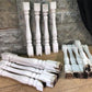 16 White Wood Balusters Reclaimed Spindles Porch Post House Trim C