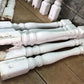 16 White Wood Balusters Reclaimed Spindles Porch Post House Trim C