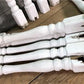 16 White Wood Balusters Reclaimed Spindles Porch Post House Trim C