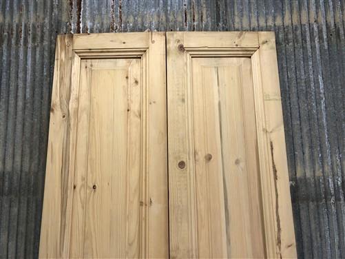 French Double Doors (32x96.5) European Styled Doors, Raised Panel Doors N50