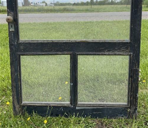 Wood Screen Porch Door, (42.5x78.25), Vintage Black Screen Door, Exterior, SD14