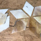 Craft Supplies & Tools > Raw Materials > Glass - 9 Stained Slag Glass Diamond Panes, Reclaimed Church Window Art Glass Pie...