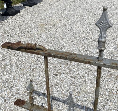 Wrought Iron Vintage Fence Panel (97.5x37.5) Architectural Salvage, Garden A18