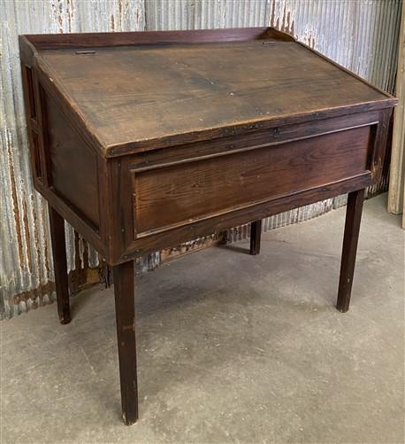 Desk - Slant Front Desk, Secretary Desk, Vintage Wood Desk, Home Office Desk, Storage A by The Old Grainery (Executive des...