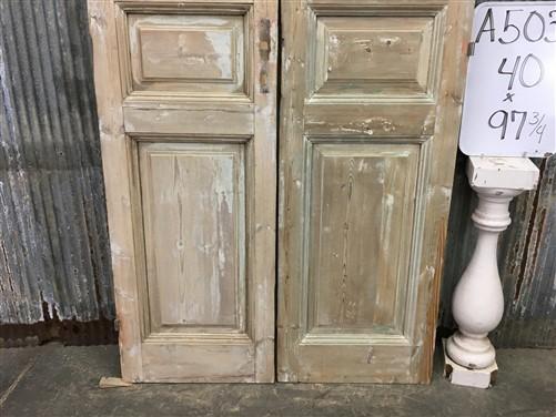 Door - Antique French Double Doors (40x97.75) Raised Panel Doors, European Doors A503 by The Old Grainery (antique doors,...