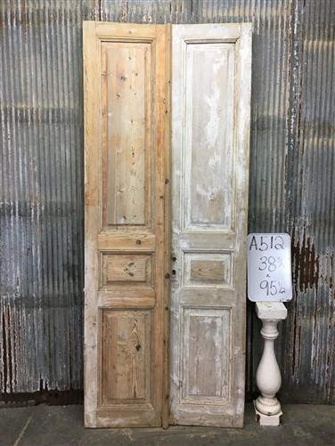 Door - Antique French Double Doors (38.75x95.5) Raised Panel Doors, European Doors A512 by The Old Grainery (antique doors...