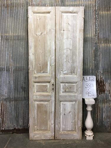 Door - Antique French Double Doors (38.75x95.5) Raised Panel Doors, European Doors A512 by The Old Grainery (antique doors...