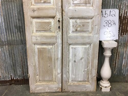 Door - Antique French Double Doors (38.75x95.5) Raised Panel Doors, European Doors A512 by The Old Grainery (antique doors...