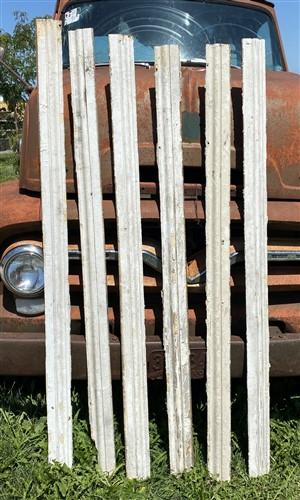 Reclaimed Wood - 6 Wood Trim Pieces, Architectural Salvage, Reclaimed Vintage Wood Baseboard, A91 by The Old Grainery (bas...