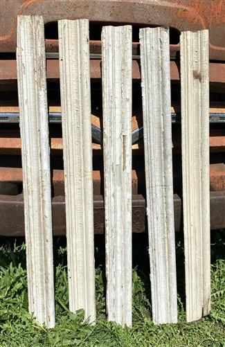 Reclaimed Wood - 5 Wood Trim Pieces, Architectural Salvage, Reclaimed Vintage Wood Baseboard A93 by The Old Grainery (base...