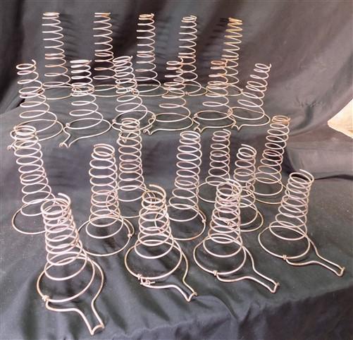 Spring Coils - 22 Bed Springs Vintage Place Holders Folk Arts Crafts Sign Nodders Flower Frog c by The Old Grainery (bed s...