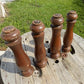spindles - 4 Balusters, Wood Trim Molding, Architectural Salvage Spindle, Furniture Leg b, by The Old Grainery (baluster,...