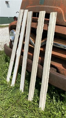 Reclaimed Wood - 5 Wood Trim Pieces, Architectural Salvage, Reclaimed Vintage Wood Baseboard A94 by The Old Grainery (base...