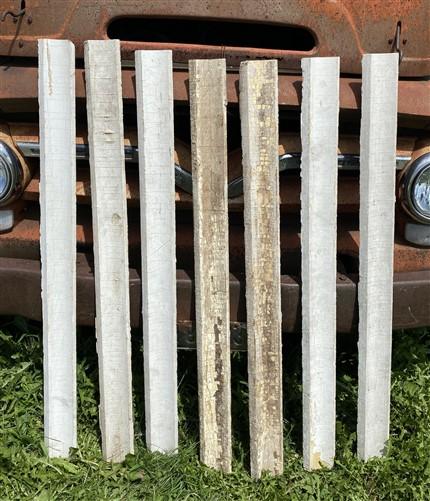 Crown Molding - 7 Wood Trim Pieces, Architectural Salvage, Reclaimed Vintage Crown Molding A45 by The Old Grainery (barn w...