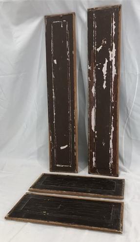 Door Panel - 4 Wooden Door Panels, Cupboard Furniture Architectural Salvage, Arts Crafts A81, by The Old Grainery (art, br...