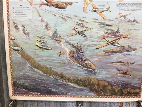Wall Art - Safeguarding Our American Liberty, World War II Map, Lambert Guenther, 1941 by The Old Grainery (American Amy,...