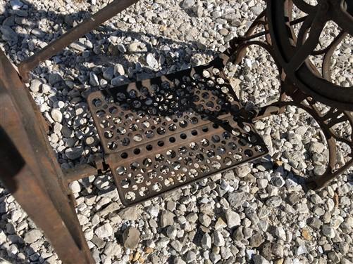 Treadle base - Treadle Sewing Machine, Cast Iron Base, Industrial Age Singer Steampunk QB, by The Old Grainery (Antique Or...