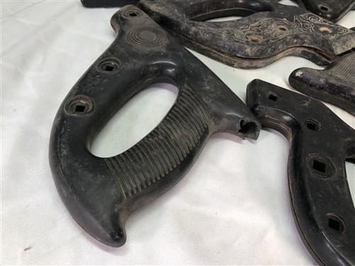 18 Plastic Hand Saw Handles One Man Cross Cut Disston Keen Kutter Set Vintage B,