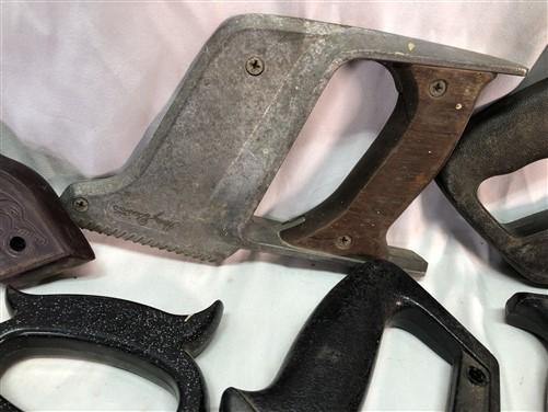 18 Plastic Hand Saw Handles One Man Cross Cut Disston Keen Kutter Set Vintage B,