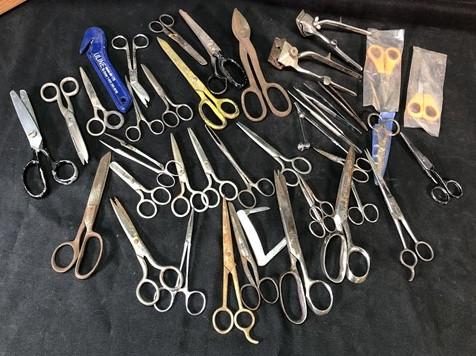 Assorted Lot Scissors Shears, Sewing All Purpose Household Art Craft Vintage, by The Old Grainery (all purpose, art, bandage)