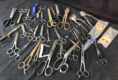 Assorted Lot Scissors Shears, Sewing All Purpose Household Art Craft Vintage, by The Old Grainery (all purpose, art, bandage)