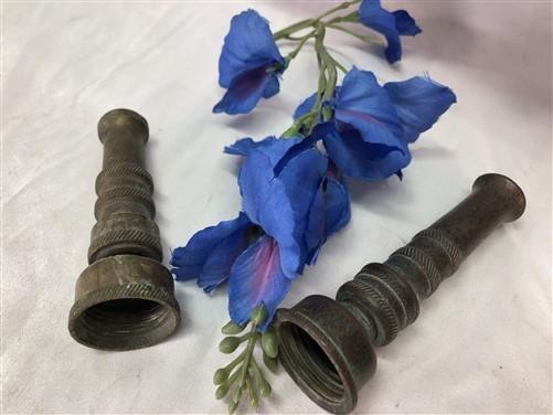 Hose nozzle - 2 Brass Nozzles, Dixie Brass Nozzle, Diamond Brass Nozzle, Vintage Brass Nozzles by The Old Grainery (adjust...