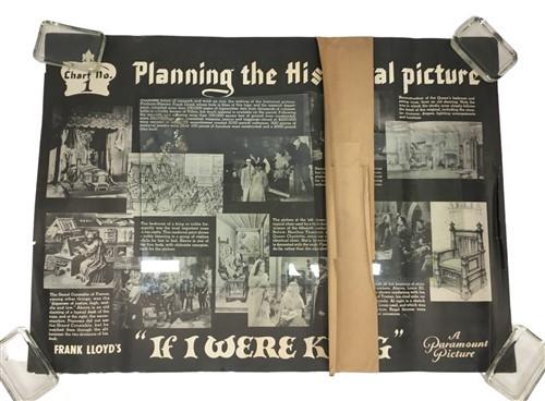 Wall Art - If I Were King, 6 Movie Posters, Planning the Historical Picture, Frank Lloyds by The Old Grainery (Basil Rathb...
