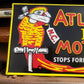 Atlantic NC motor oil sign - Atlantic NC Motor Oil Sign, Tin Advertising Sign, Motor Oil, Gasoline & Oil Sign by The Old G...