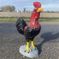 Large Rooster Statue, Decorative Metal Rooster, Outdoor Farm Garden Figurine