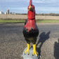 Large Rooster Statue, Decorative Metal Rooster, Outdoor Farm Garden Figurine