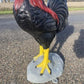 Large Rooster Statue, Decorative Metal Rooster, Outdoor Farm Garden Figurine