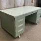 Desk - Vintage Mid Century Desk Home Office Furniture Desk with Drawers, Student Desk C by The Old Grainery (Executive des...