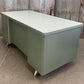 Desk - Vintage Mid Century Desk Home Office Furniture Desk with Drawers, Student Desk C by The Old Grainery (Executive des...