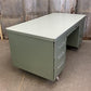 Desk - Vintage Mid Century Desk Home Office Furniture Desk with Drawers, Student Desk C by The Old Grainery (Executive des...