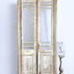 Antique French Double Doors with Jamb (46x102) 5 Pane Glass European Doors S7
