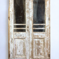 Antique French Double Doors with Jamb (46x102) 5 Pane Glass European Doors S7