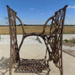 Treadle base - Treadle Sewing Machine, Cast Iron Base, Industrial Age Singer Steampunk QC, by The Old Grainery (base, indu...