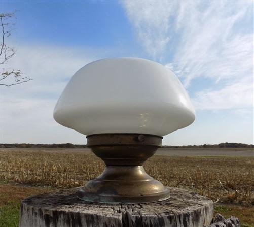 Ceiling light - Church Ceiling Mount Light Fixture, School Globe, Architectural Salvage, C, by The Old Grainery (Ceiling L...