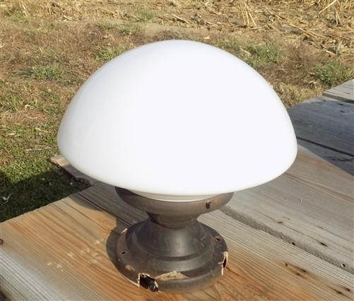 light fixture - Church Ceiling Mount Light Fixture, School Globe, Architectural Salvage, E, by The Old Grainery (Ceiling L...