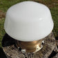 Church Ceiling Mount Light Fixture, School Globe, Architectural Salvage, F,
